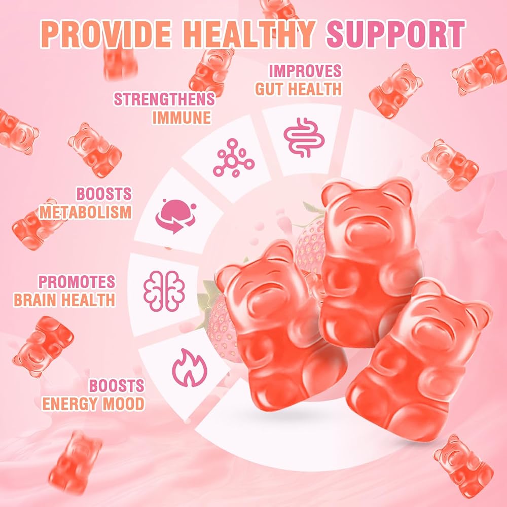 WyuuKi Collagen Gummies with Biotin & Vitamins - 180 Count - image 5