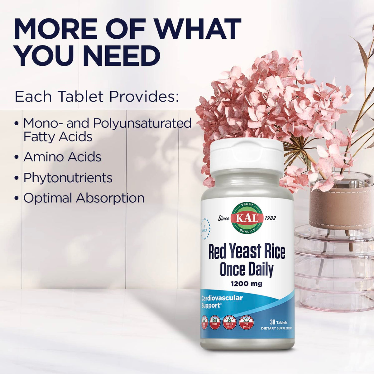 KAL 1200 Mg Red Yeast Rice