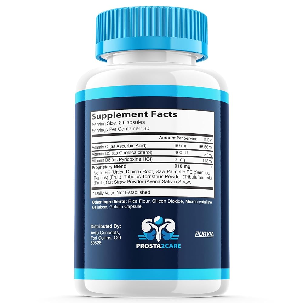 Purvia Prosta2care Advanced Strength Wellness Support - 60 Capsules - image 3