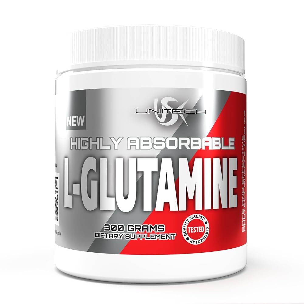 USK L-Glutamine Amino Acid Powder for Muscle Recovery - 300g