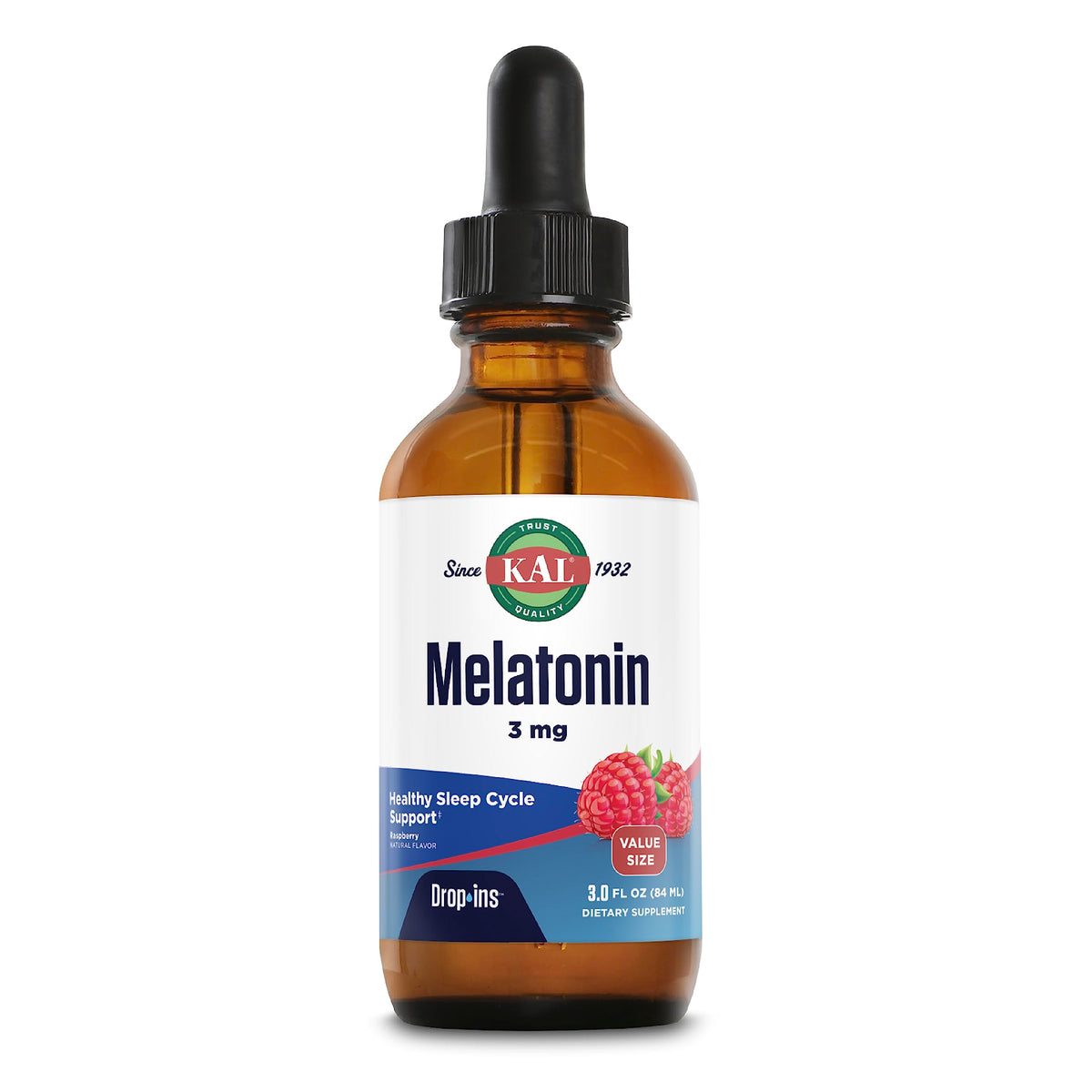 KAL Melatonin 3mg DropIns Sleep Aid - 3 fl oz