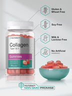 Horbäach Collagen Gummies Type 1 & 3 Strawberry - 70 Count - image 5