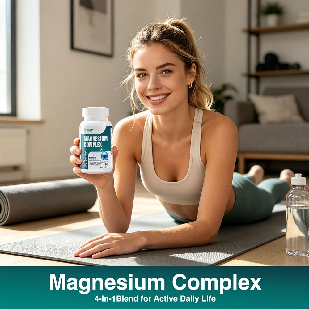 NUTRI POTENTIA Magnesium Complex Stress & Sleep Support - 60 Capsules - image 5