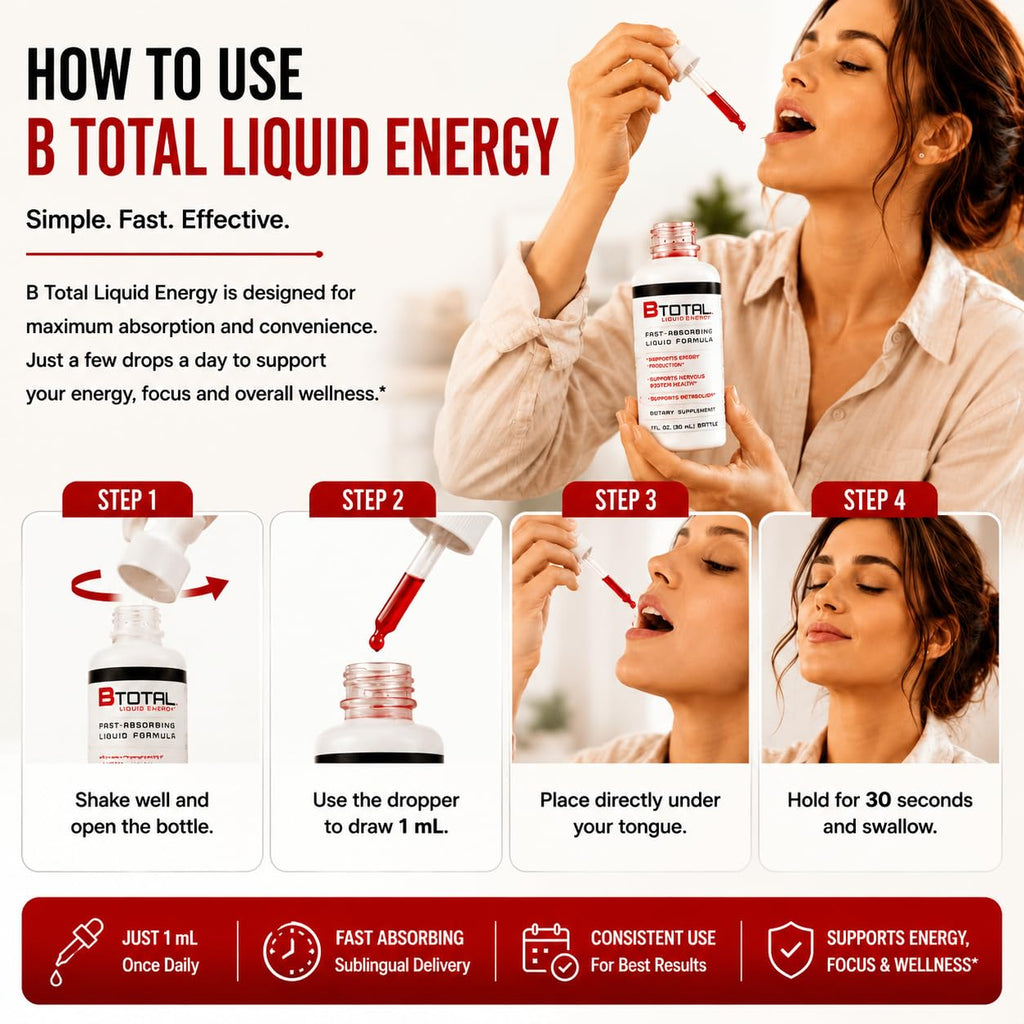 B Total Sublingual Vitamin B Complex Liquid Drops Berry - 2 fl oz - image 7