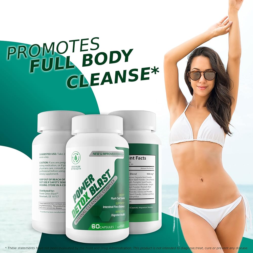 Power Blast Detox Power Blast Internal Cleansing Complex - 60 Capsules - image 6