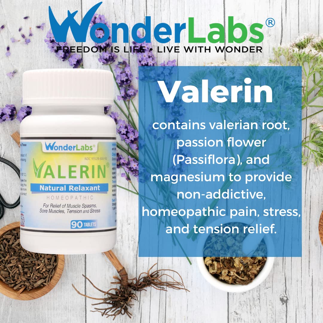 Wonder Laboratories Valerian Natural Relaxant Muscle Relaxant - 90 Tablets - image 5