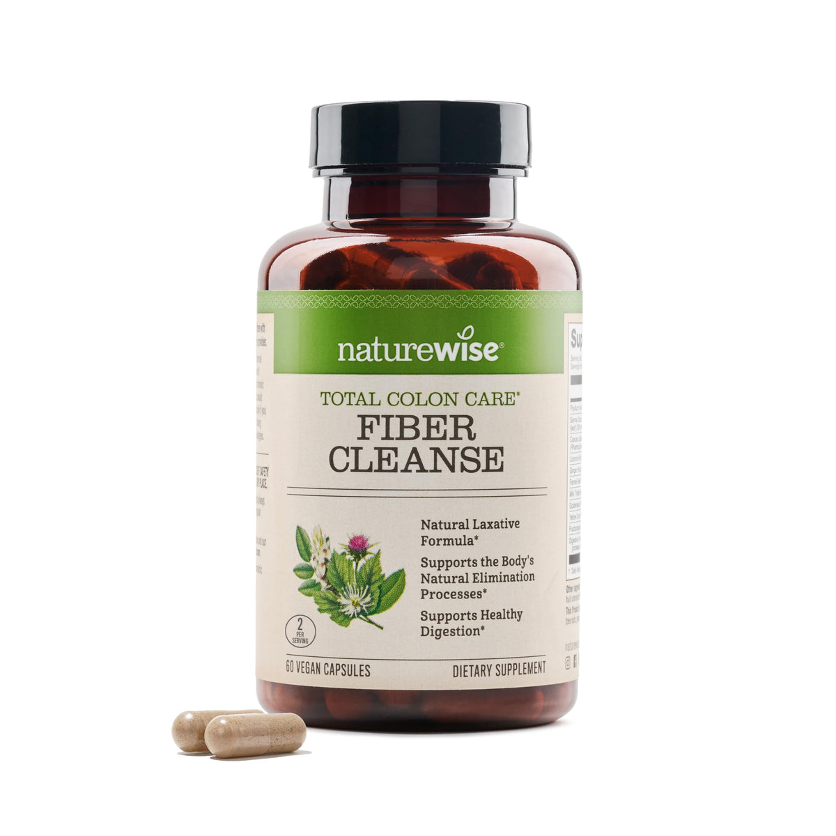 NatureWise Total Colon Care Fiber Cleanse - 60 Capsules