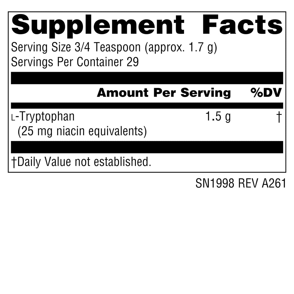 Source Naturals L-Tryptophan Powder for Sleep - 50 Grams - image 2