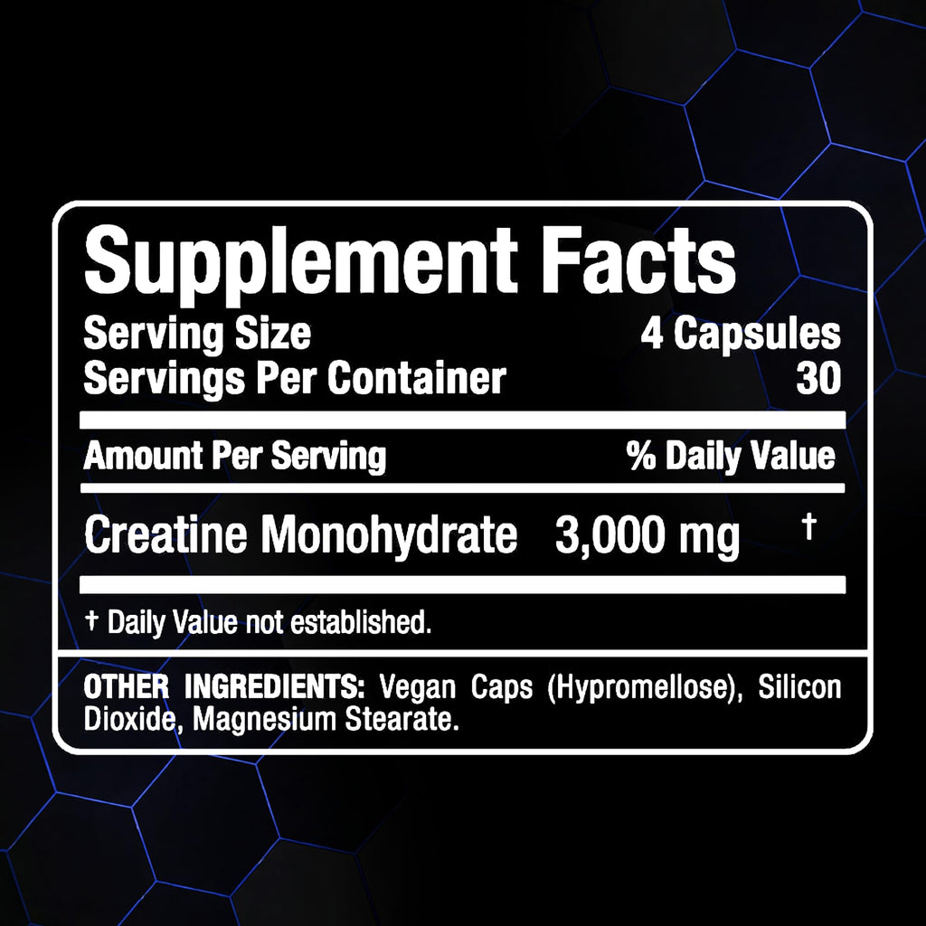 ALLMAX Creatine Monohydrate 3000 mg - 120 Capsules - image 9