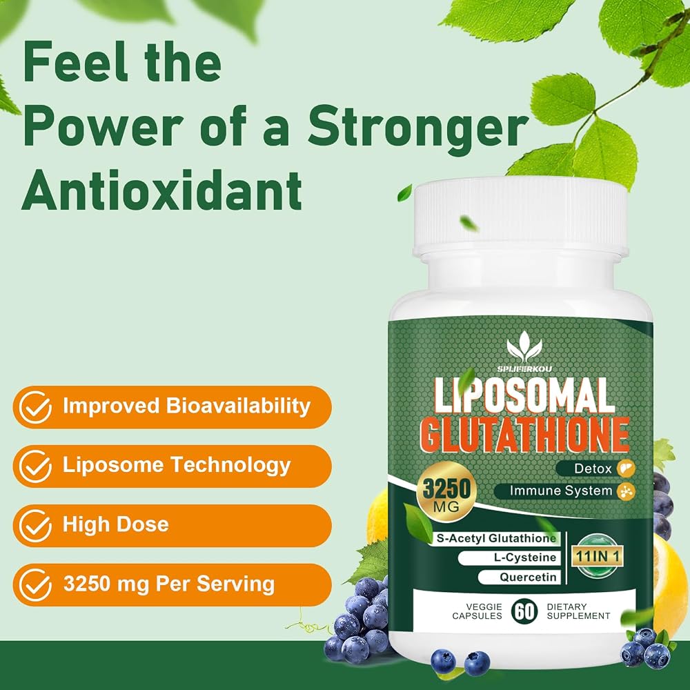 Spliferkou Liposomal Glutathione 3250 MG - 60 Capsules - image 4