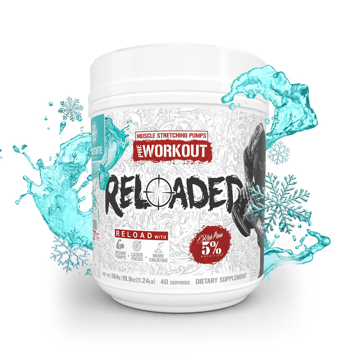 5% Nutrition Reloaded High Stim Pre-Workout Powder - 18.9 oz - image 4