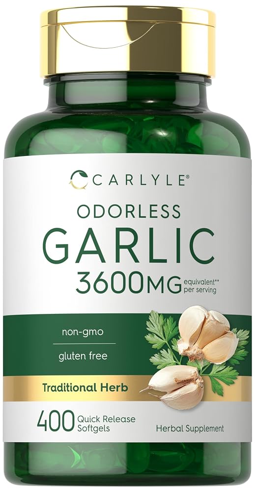 Carlyle Odorless Garlic Supplement - 400 Softgels