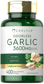 Carlyle Odorless Garlic Supplement - 400 Softgels