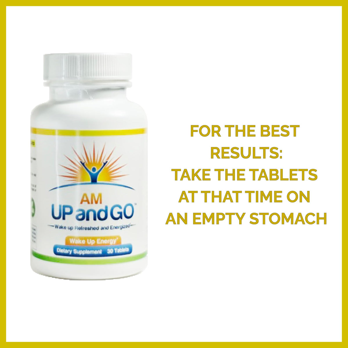 amUPandGO Natural Delayed Release Caffeine Tablet - 30 Tablets - image 8
