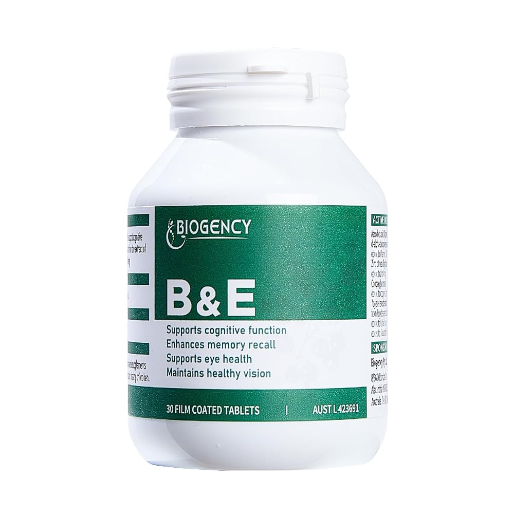 Biogency B&E Zeaxanthin + Lutein Eye Care Vitamin Supplement - 30