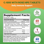 SHIFAA NUTRITION Halal Vitamin C-500 Tablets 60 Servings. Vegetarian