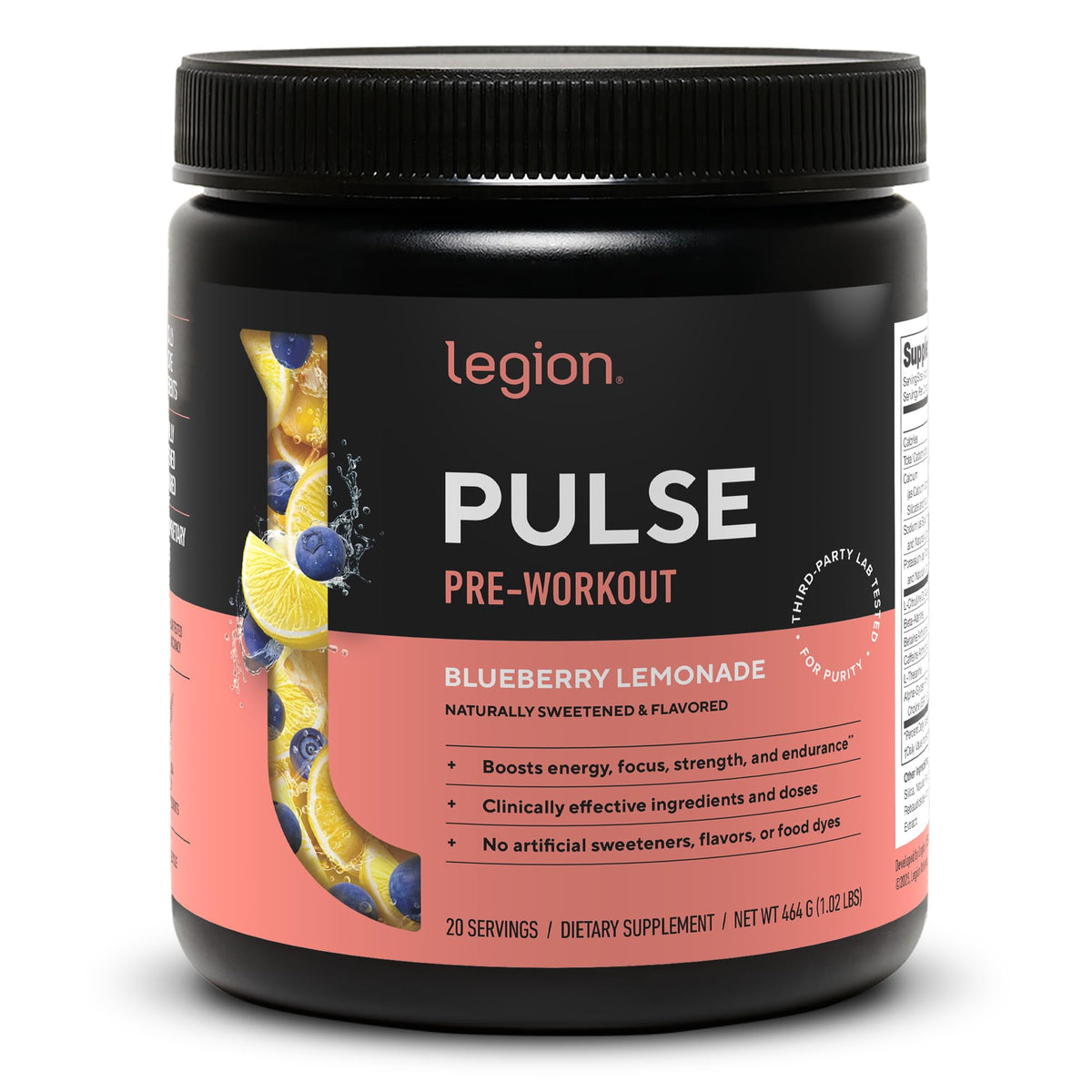 Legion av2024-LEGION-all Natural Nitric Oxide preworkout Drink
