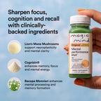 Magic Mind Focus Energy Drink Shots - No Jitters
