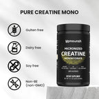 UpNourish Micronized Creatine Monohydrate Powder - 400g - image 3