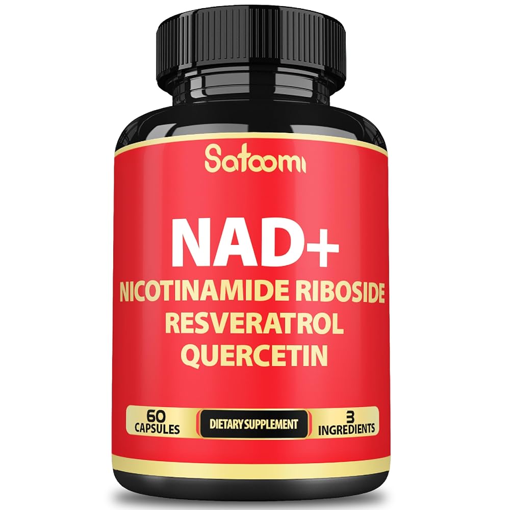 Satoomi NAD Supplement with Nicotinamide Riboside - 60 Capsules