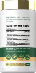 Carlyle Milk Thistle Herbal Supplement - 180 Capsules - image 2