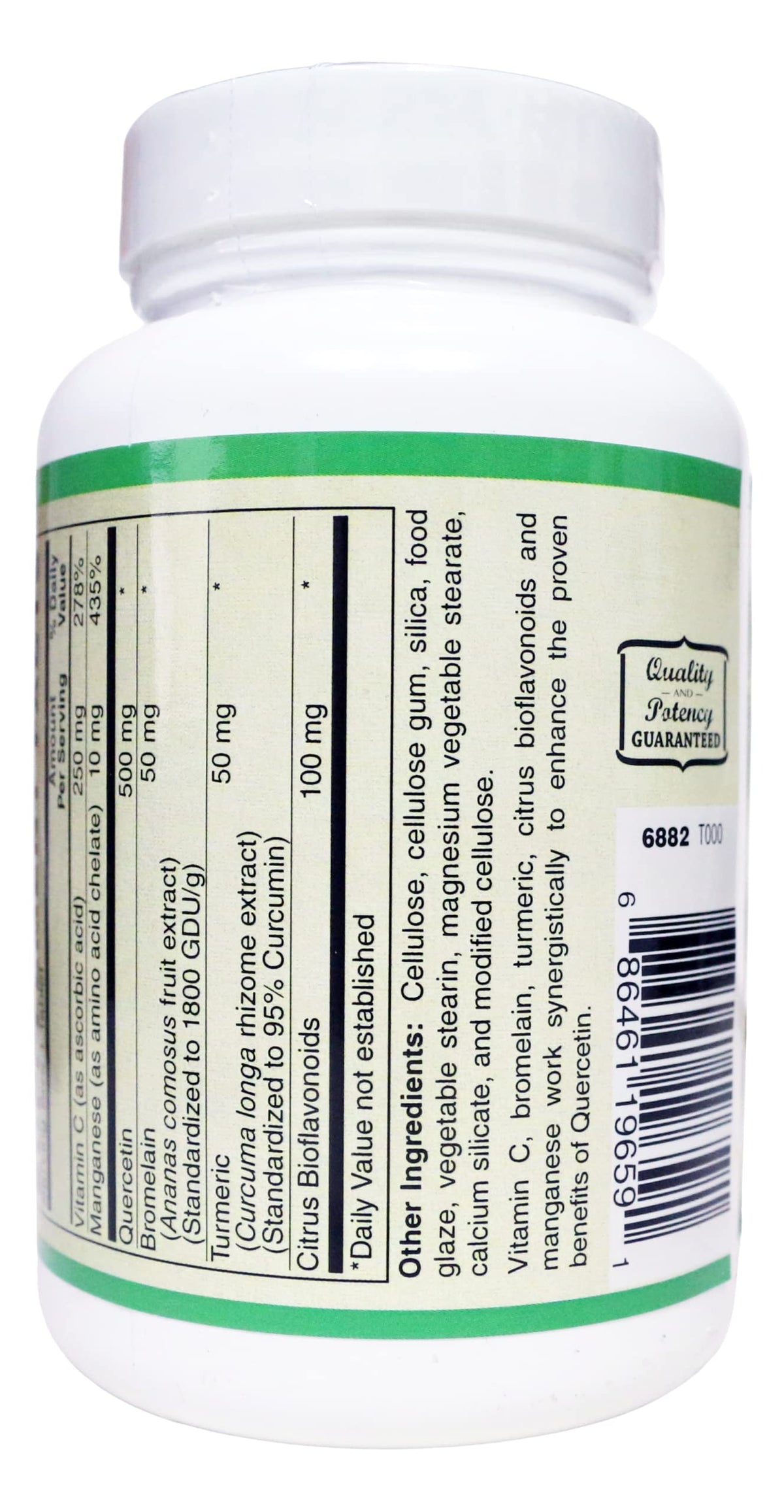 AlchePharma Quercetin 500 mg Plus Bioflavonoids - 50 Tablets - image 3