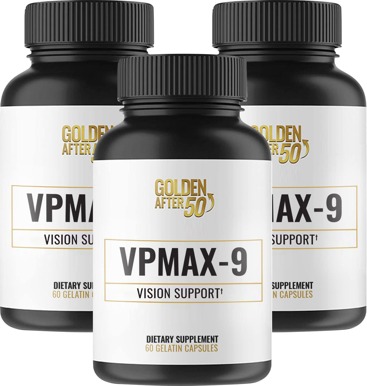 Golden After 50 VpMax-9 - Sight Care and Antioxidant Supplement
