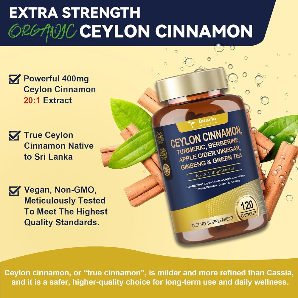 Totaria Ceylon Cinnamon Capsules