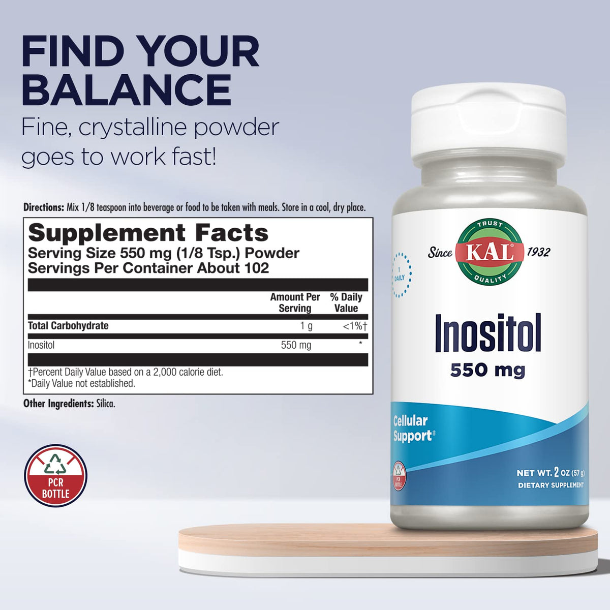 Kal Inositol 550 Mg