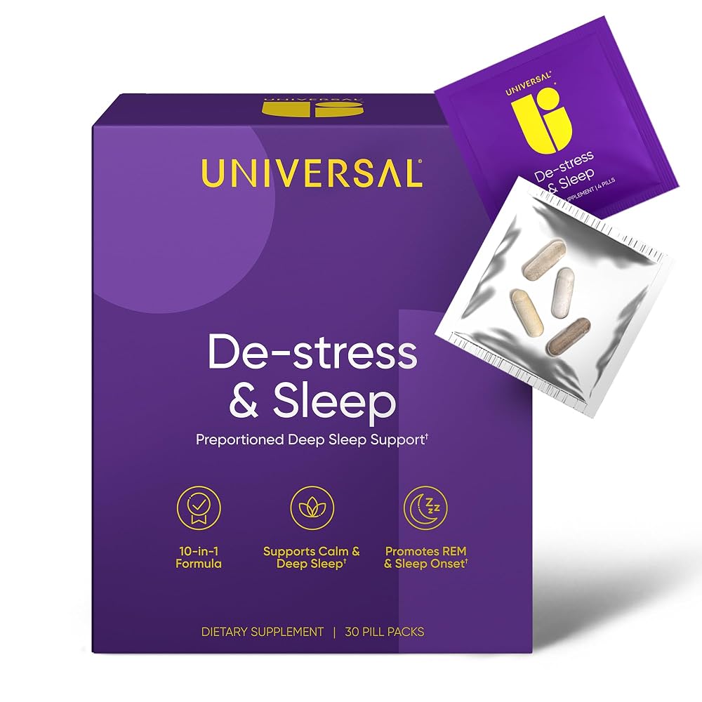 Universal U De-Stress & Deep Sleeping Supplement - 30 Packs