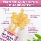ZHPHK Multi Collagen Peptides for Women Hydrolyzed Collagen Peptides