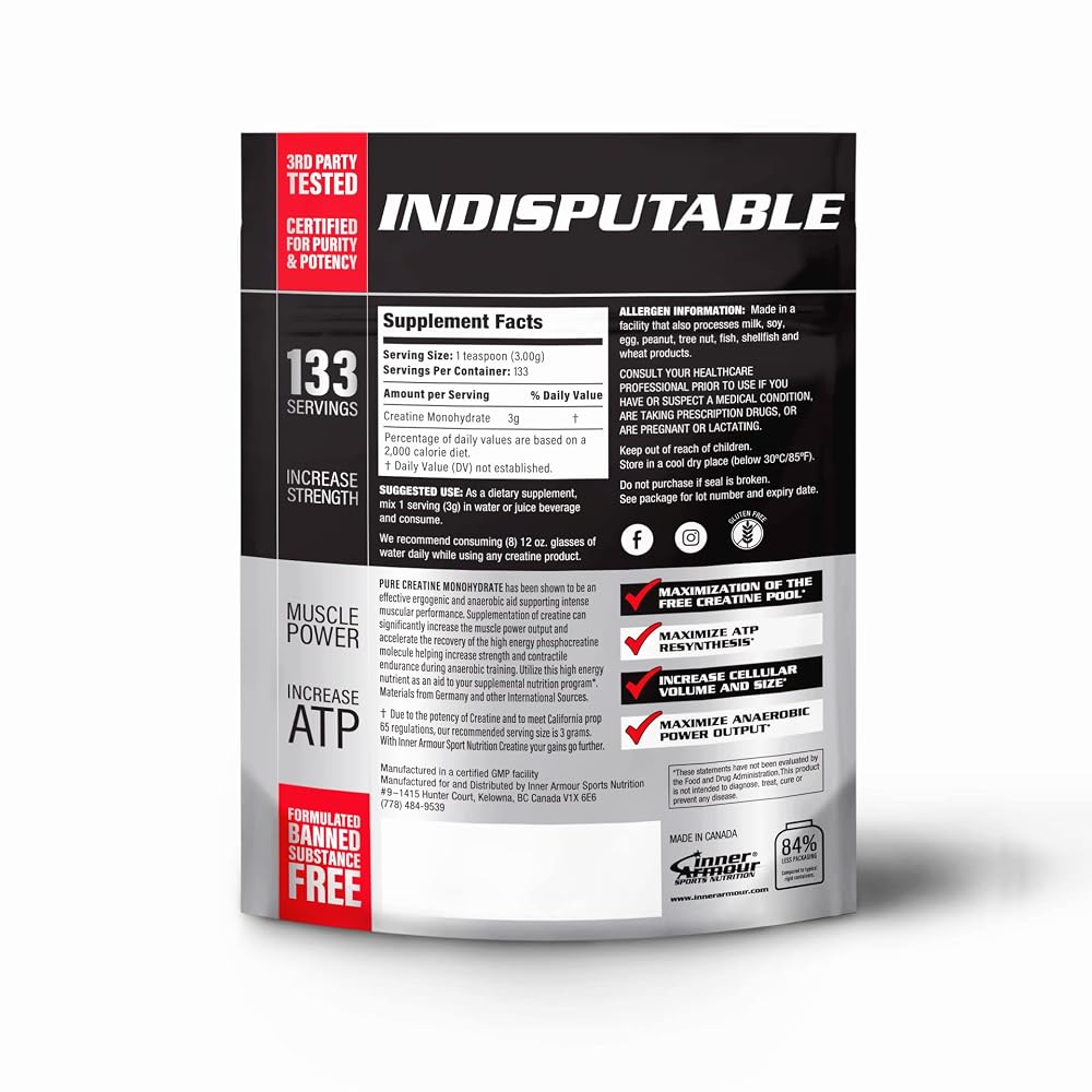 Inner Armour Micronized Creatine Monohydrate Powder - 400 gr - image 2