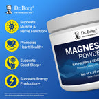 Dr. Berg Magnesium Glycinate Powder Raspberry Lemon - 50 Servings - image 3