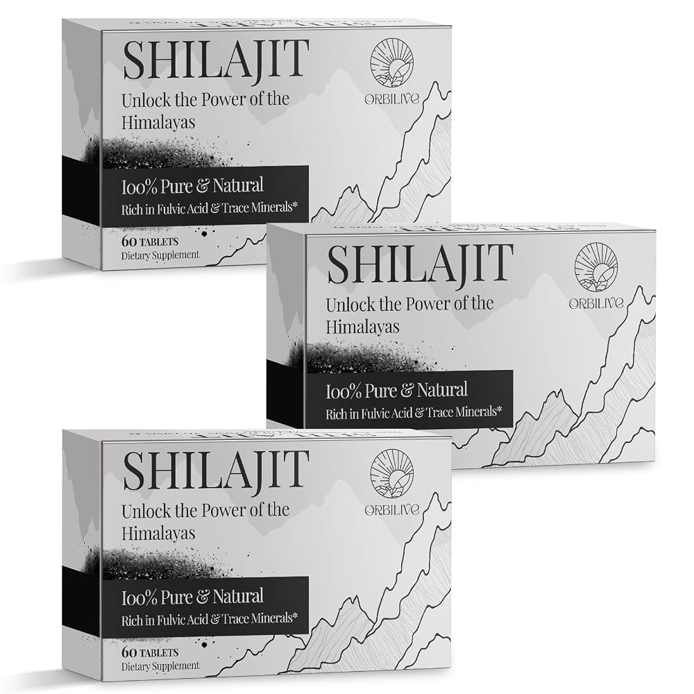 ORBILIVE Shilajit Tablets 1000 MG