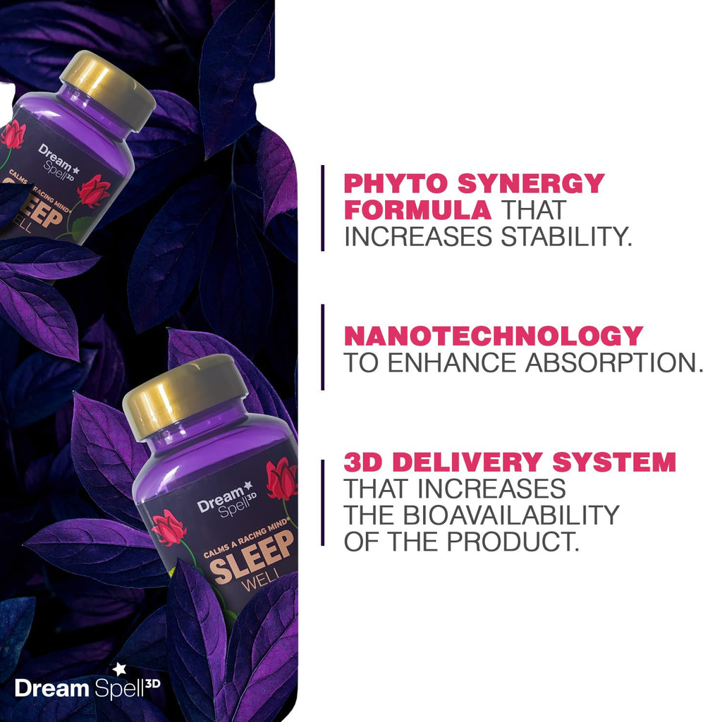 Dream Spell 3D Natural Sleep Aid with Melatonin & GABA - 60 Capsules - image 9