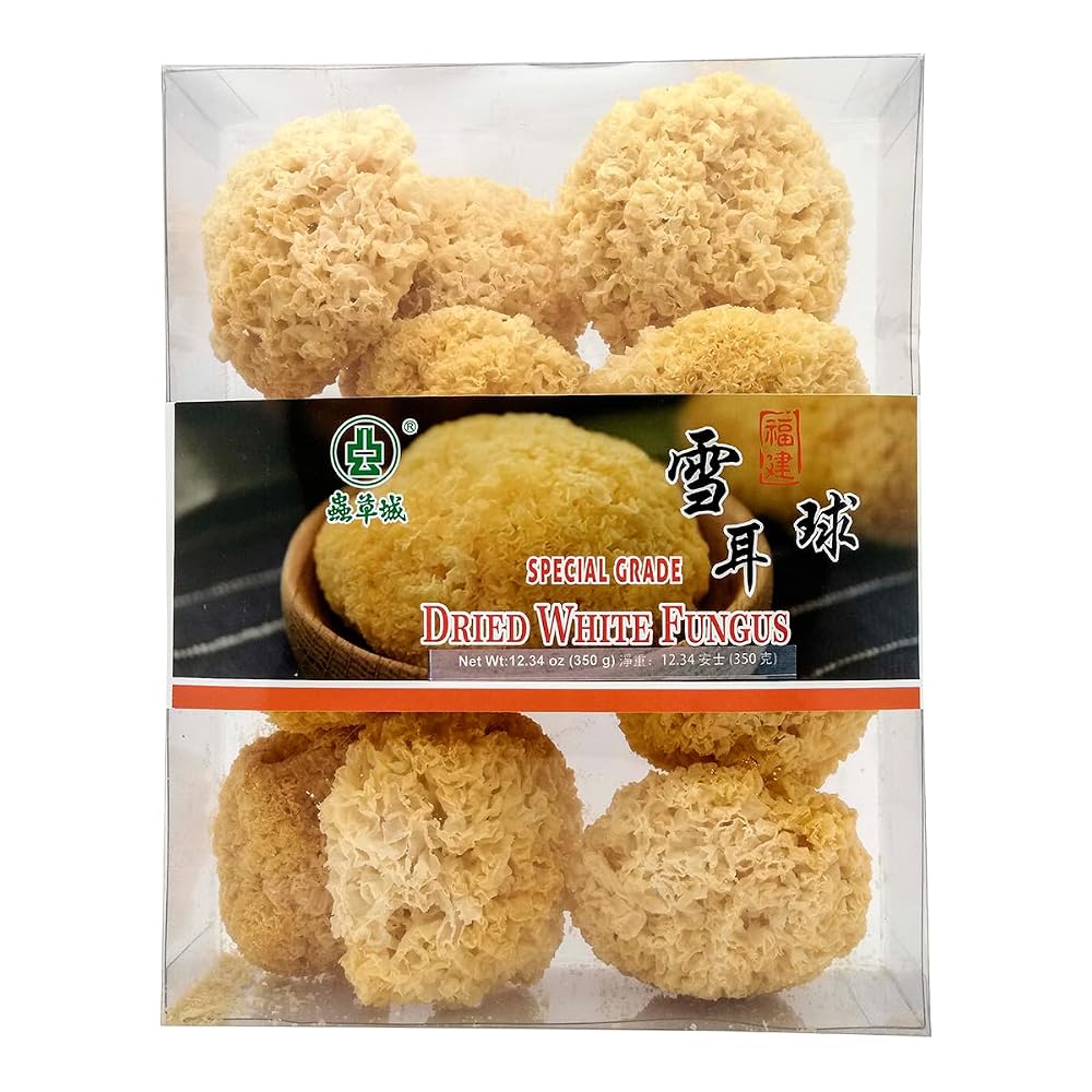 Chung Chou City Dried White Fungus Tremella Fuciformis - 350g