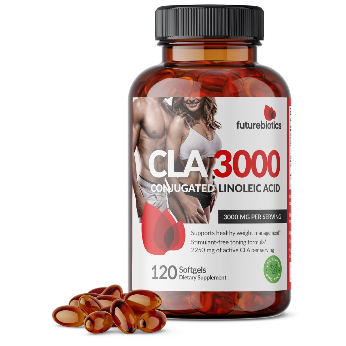 Futurebiotics CLA 3000 Conjugated Linoleic Acid - 120 Softgels - image 3