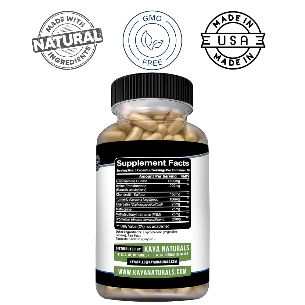 Kaya Naturals Flex Aid Mobility Support Supplement - 30 Capsules - image 3