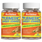 SmildeHeal Turmeric Curcumin Gummies 500mg - 120 Count