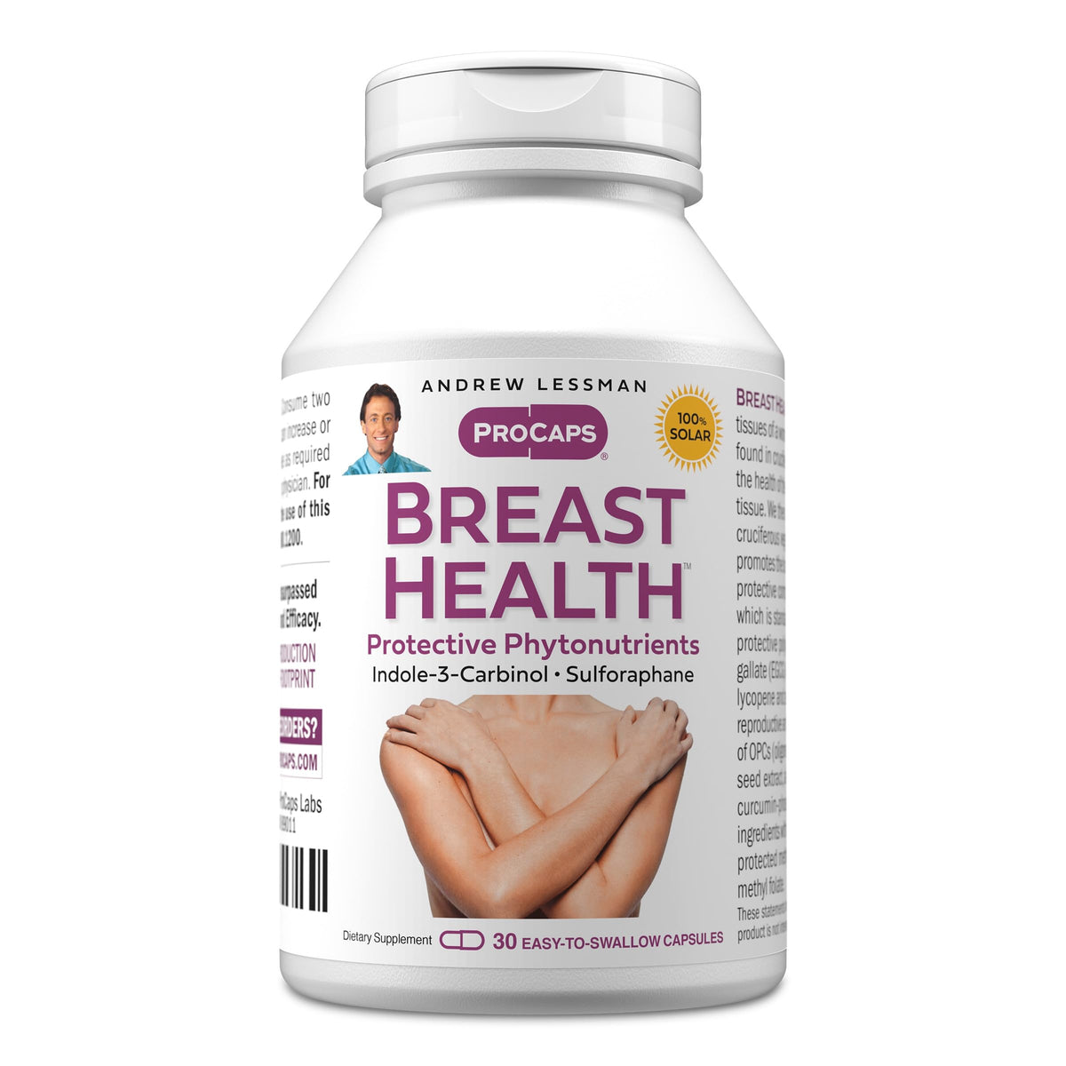 ANDREW LESSMAN Breast Health Capsules - Provides Protective Compounds