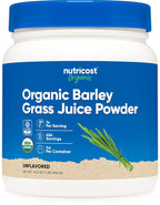 Nutricost Organic Barley Grass Juice Powder - 1 lb
