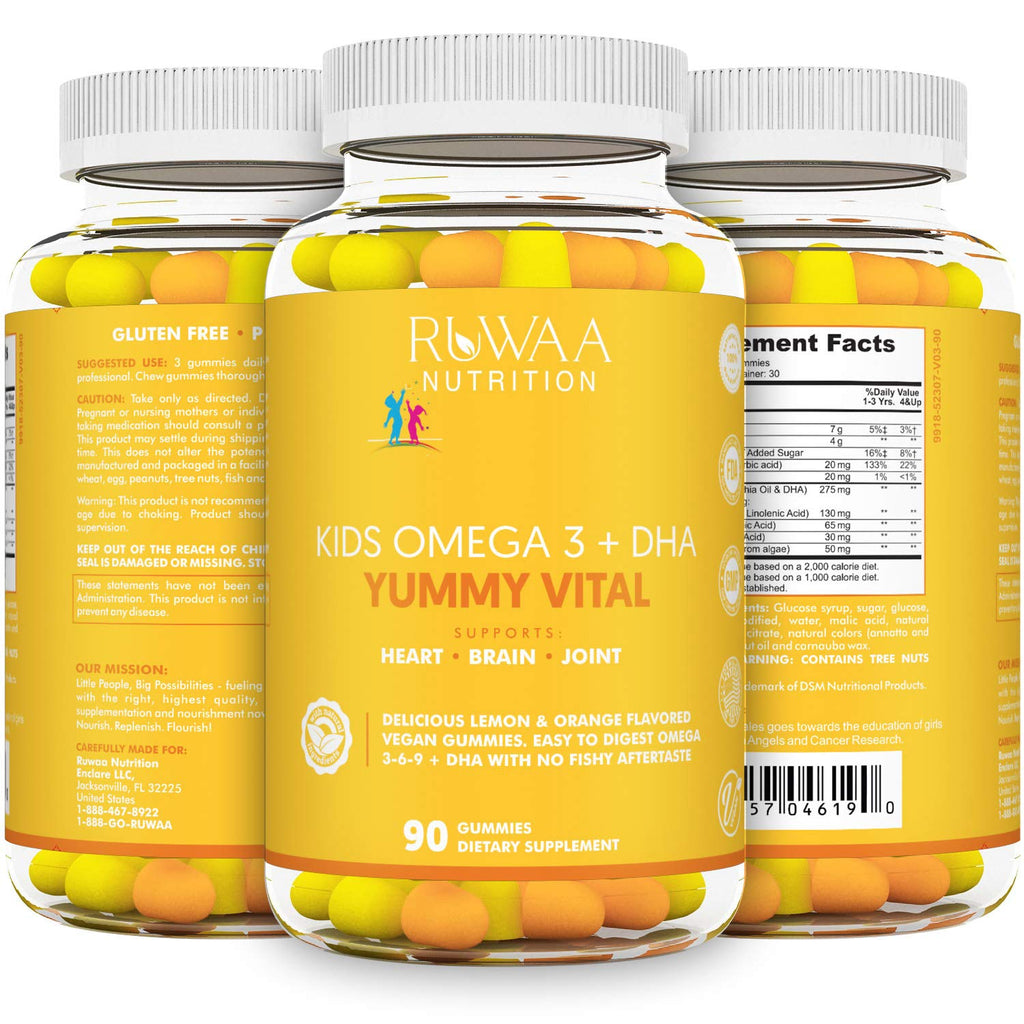 RUWAA NUTRITION Omega 3 Gummies for Kids