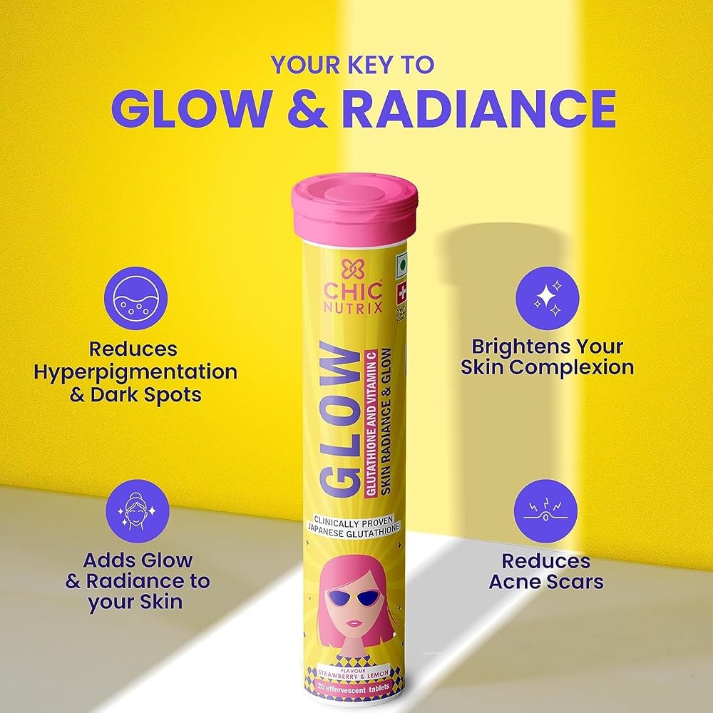 THRU Glow Japanese Glutathione 500 mg & Vitamin C - 20 Tablets - image 5