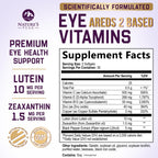 Nature's Peak Eye Vitamins Supplements - 3x Strength Eye Health