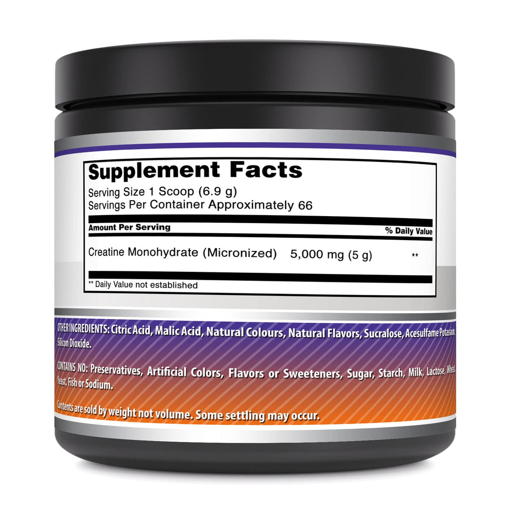 Amazing Formulas Micronized Creatine Monohydrate Powder Supplement