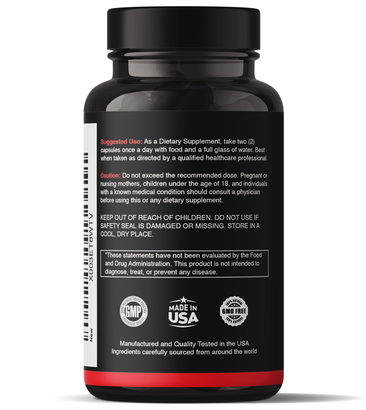 Natgrown Black Maca Root & Panax Ginseng Capsules - 120 Count - image 3