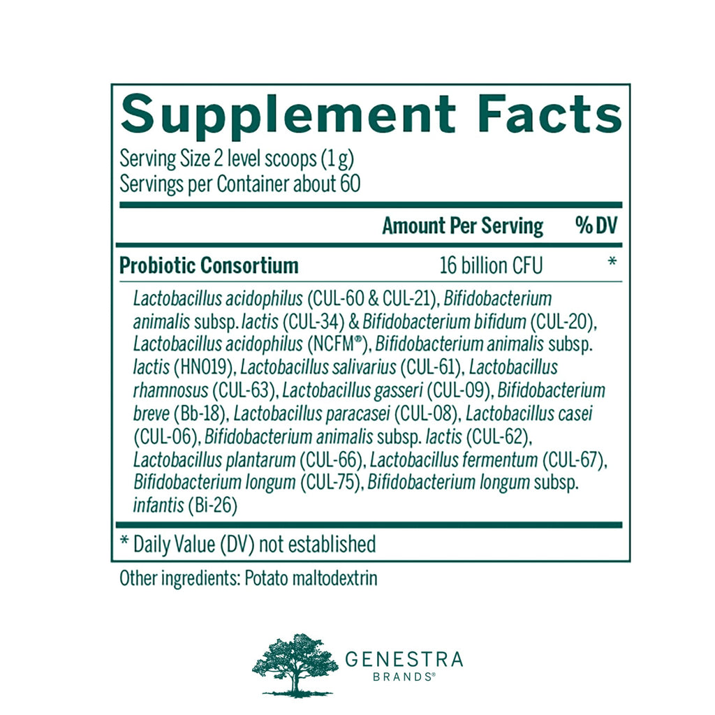 Genestra Brands HMF Multi Strain Powder - 2.1 Ounces - image 2