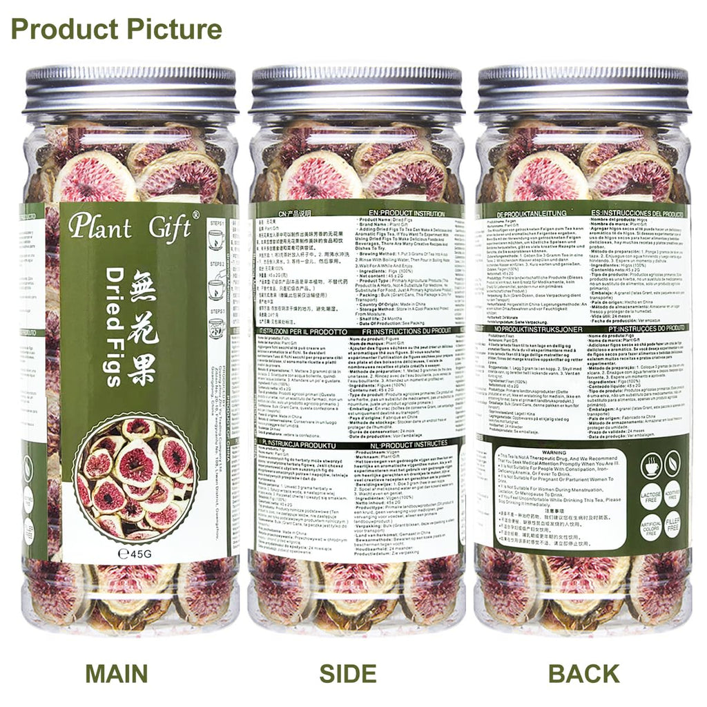 Plant Gift Dried Figs Natural Snack - 45g - image 9