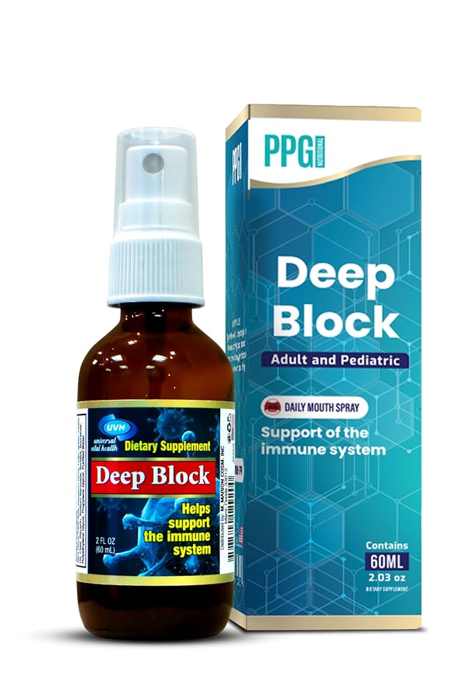 PPG-PLUS Deep Block Immune Support Mouth Spray - 2 Fl Oz - image 2