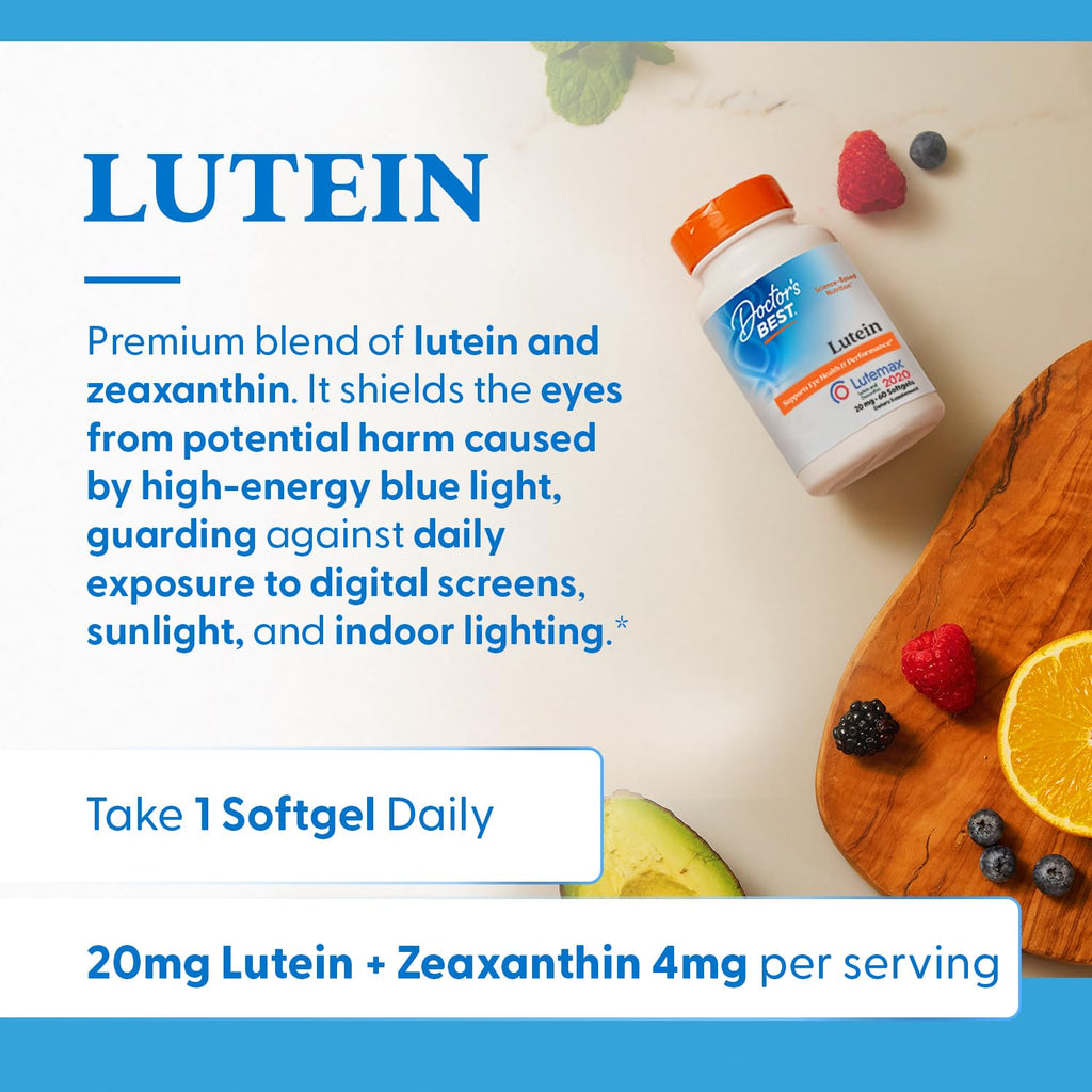 Doctor's Best Lutein Featuring Lutemax